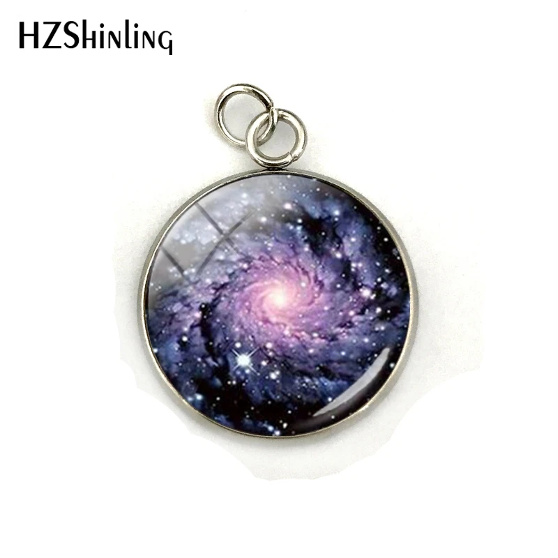 Кулон в виде космической туманности астрономические ювелирные украшения кулон