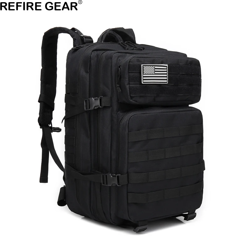 Рюкзак Refire Gear Мужской вместительный водонепроницаемый нейлоновый | Спорт и