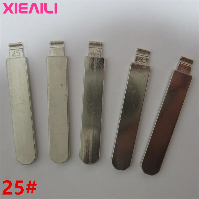 XIEAILI 50 шт. 25 # Пустой пульт дистанционного управления необработанный ключ для Honda