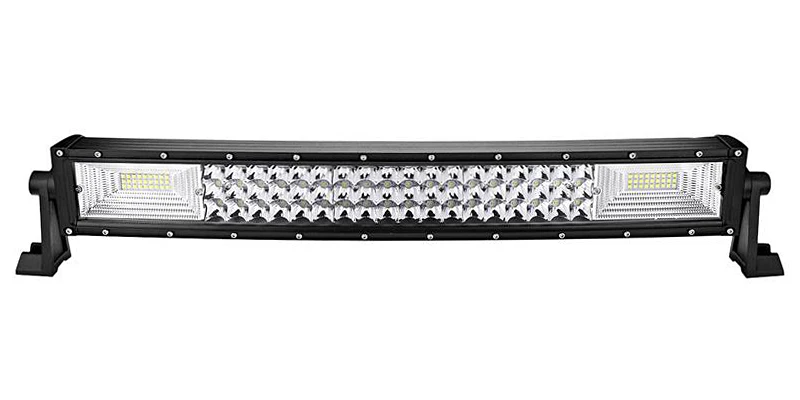 AUXMART 3 ряд 4" светодиодный бар 22" 3" 50" изогнутый внедорожный светодиодный рабочий светильник для грузового пикапа 4X4 Camber тонкий светодиодный светильник 12 В 24 В