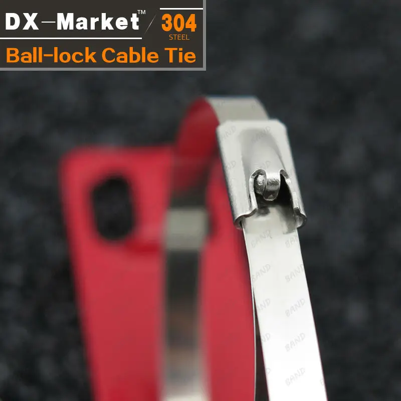 16*450 100 шт. самоблокирующиеся хомуты 304 нержавеющая сталь китайский производитель