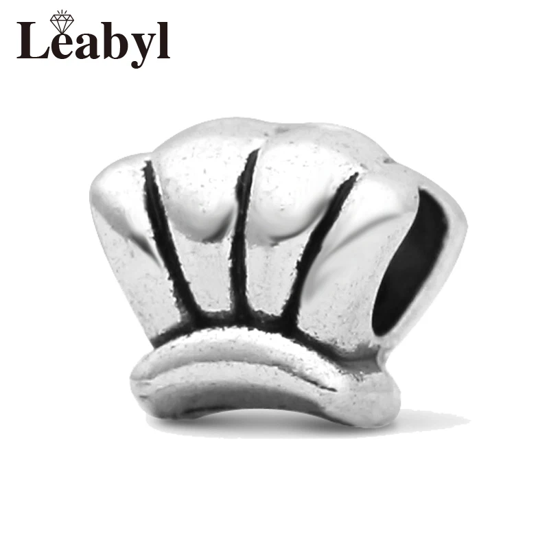 4 шт./лот серебряный цвет Корона джентльмена колпачок Шарм Для DIY браслета