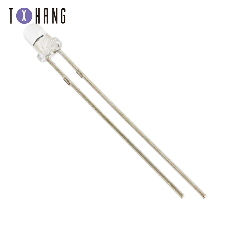50PCS F3 850nm 20/50/100 шт F3/F5 850nm 940 мм(прозрачный) ИК светодиодный инфракрасный передатчик 3 мм 5 мм светильник излучающих Инфракрасные диоды излучатель - Цвет: 50PCS F3 850nm