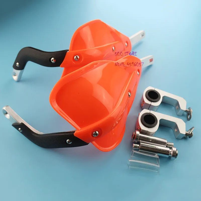 Хороший Оранжевый 22 мм moto rbike защита рук moto rcycle handguard части moto защита moto крест для suzuki honda SXF питбайк