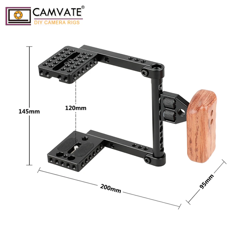 Камера CAMVATE Rig для Canon 80D 90D 50D 40D 7D Mark11 5D Mark111 5DS 5DSR/Nikon D7000 D7100 D7200 D300S D610/A99|stabilizer rig|camera