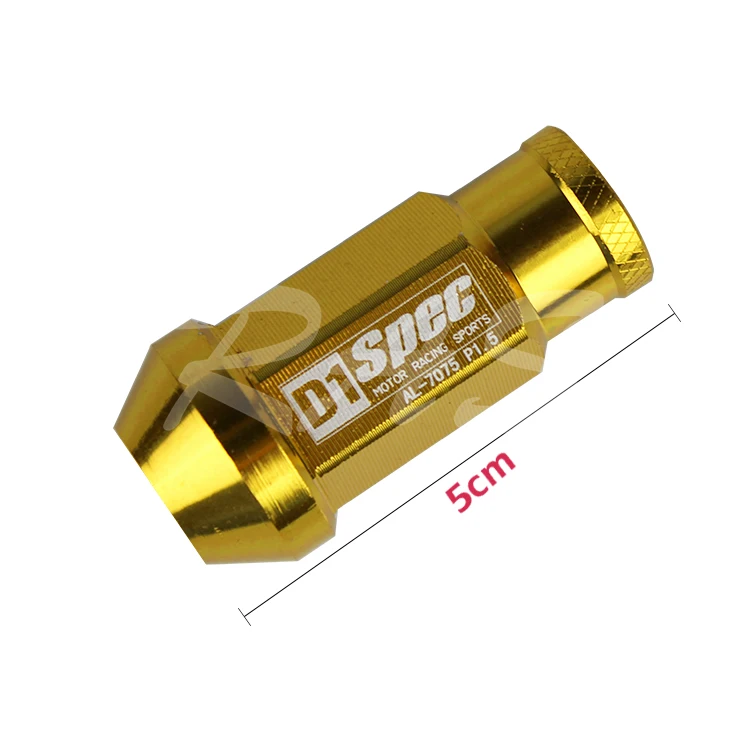 RASTP 20 шт. D1 Spe производительность Гоночные Колесные гайки винт M12x1.5/1,25 длина 50 мм алюминиевый Универсальный RS-LN007