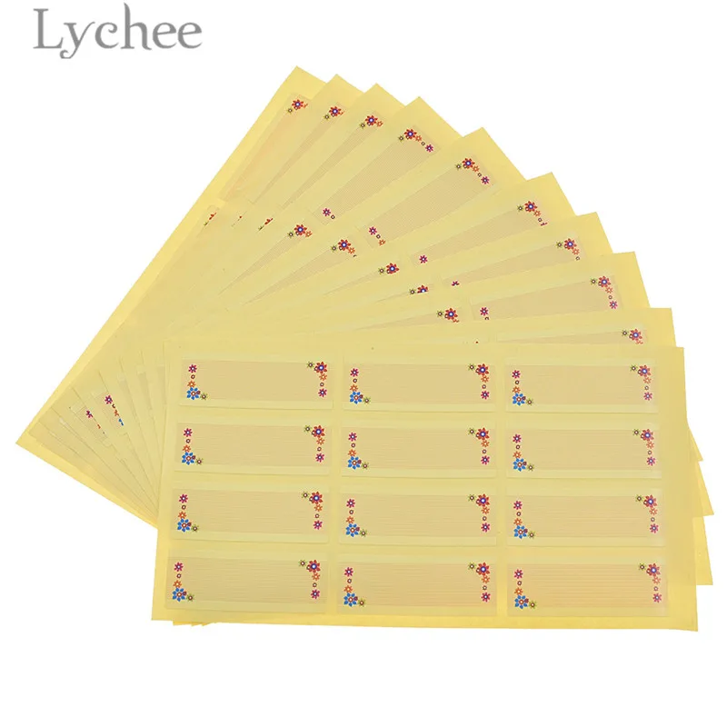 Lychee жизни 120 шт. Цветочные Пустые этикетки наклейки s подарочная упаковка для торта Уплотнительная наклейка DIY клейкие наклейки поставки