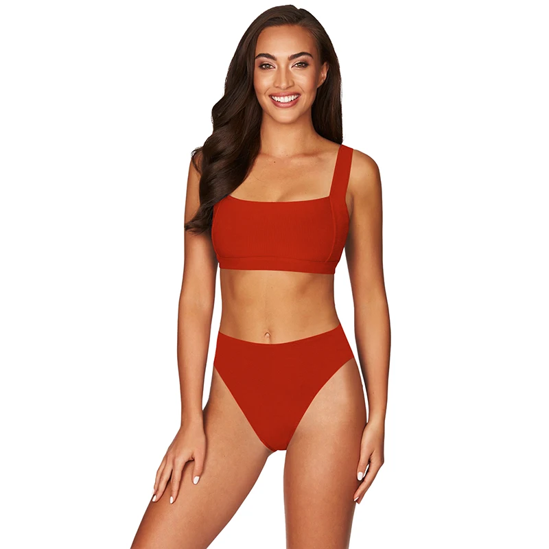 Сексуальный комплект бикини женский сплошной купальник с открытой спиной