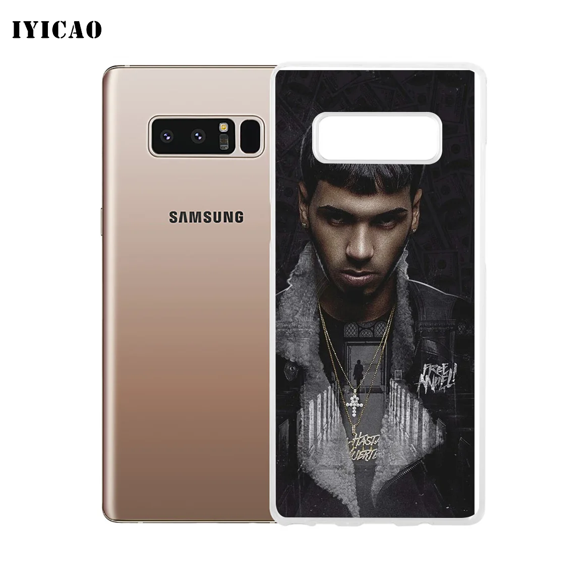 IYICAO Anuel aa Ozuna хип-хоп Мягкий силиконовый чехол для телефона Samsung A5 A6 Plus A7 A8 A9 J3 J5 J7 Note