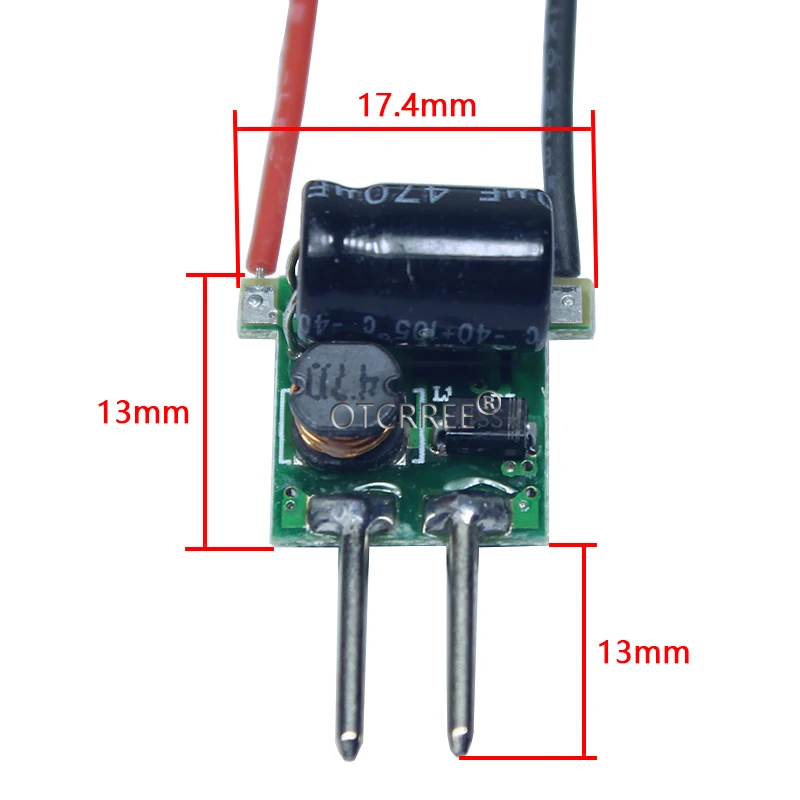 10PCS/LOT DC-DC 2pins MR16 1x1w 1x3w 3x1w 1-3x1W 3x3w 3x2w 4-7x1w LED Driver Power Supply For 1W 2W 3W 4W 5W 7 Watt Light Bulb