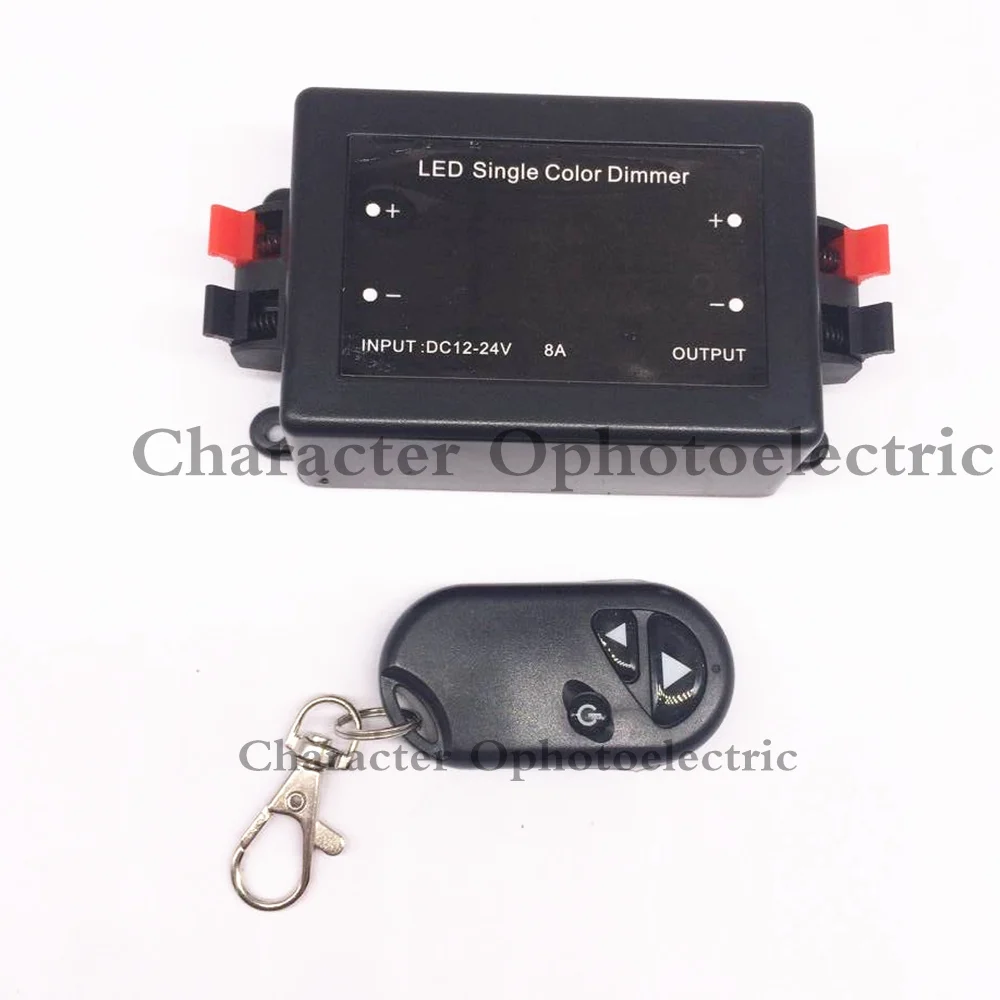 5pcs 3 Key RF Remote Control Wireless LED Single Color Dimmer Switch Controller 12V 24V DC 8A | Лампы и освещение
