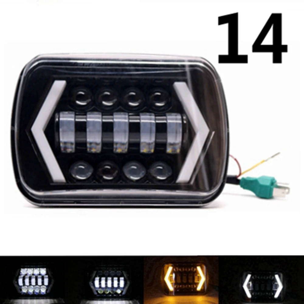 Marlaa 5 ''x 7'' 6x7 дюймов светодиодные фары для Jeep Cherokee XJ H6054 H5054 H6054LL 69822 6052 6053 H4 светодиодные фары 2 шт