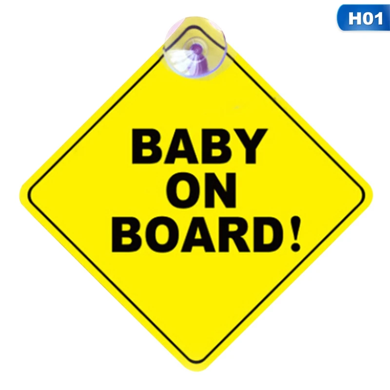 Автомобильный Стикеры Baby ON BOARD Предупреждение Безопасность знак s виниловые