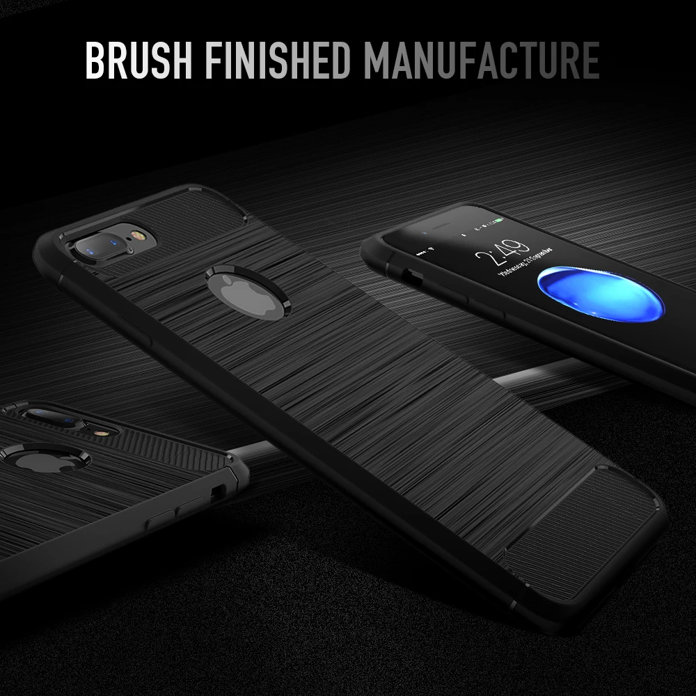 FLOVEME Fashion Texture Case For iPhone 6 6s 7 8 Plus Full Protective X 5s 5 SE Shockproof TPU Cover Shells Capa |