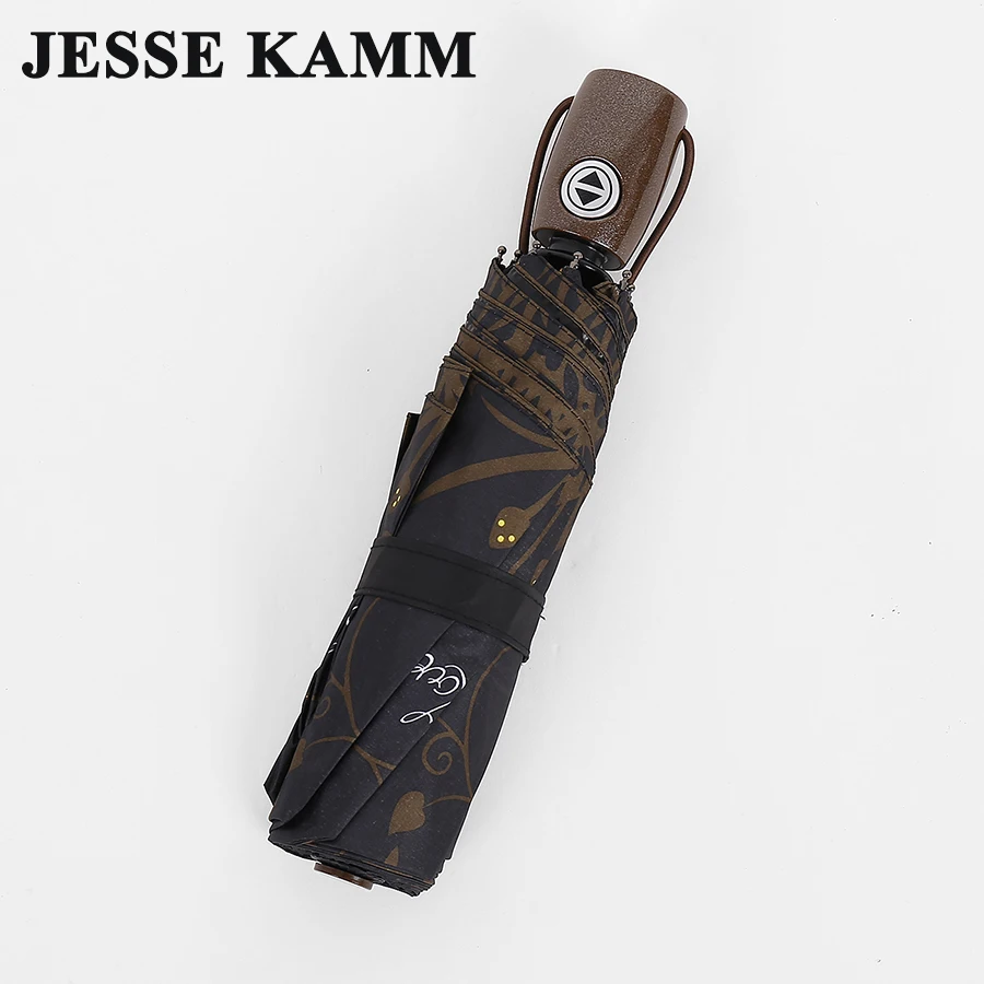 JESSE KAMM Полностью Автоматические Складные компактные ветрозащитные Зонты из
