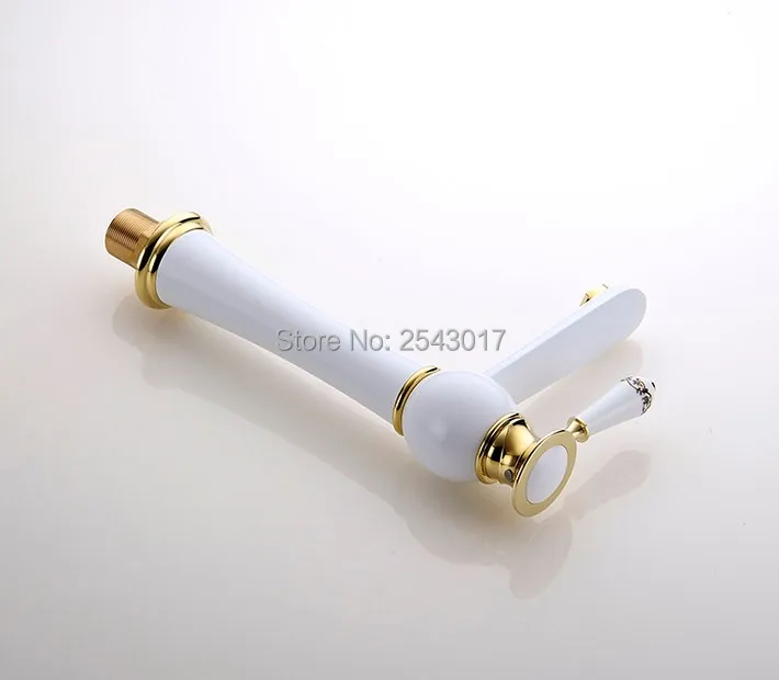 Смеситель для ванной комнаты с керамической ручкой роскошный