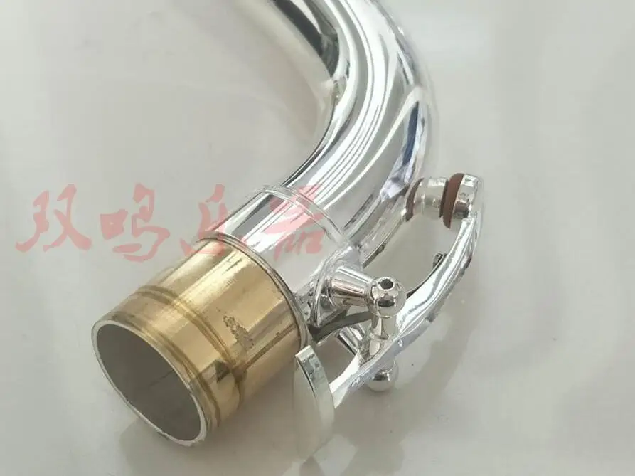 

Превосходный баритон Sax Шея посеребренный корпус sax детали 21,9 мм