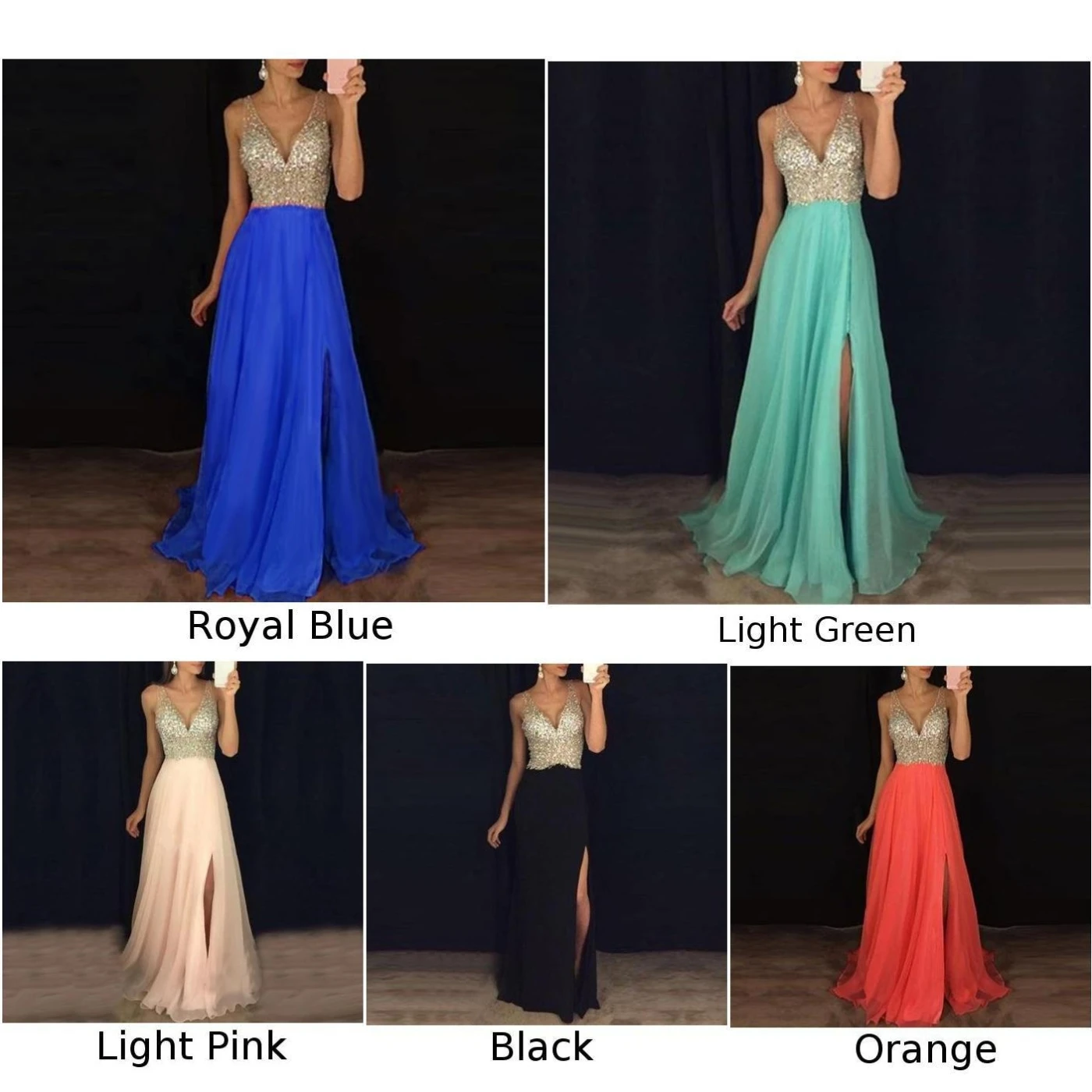 Женское платье длинное вечернее с блестками сексуальное пляжное без рукавов