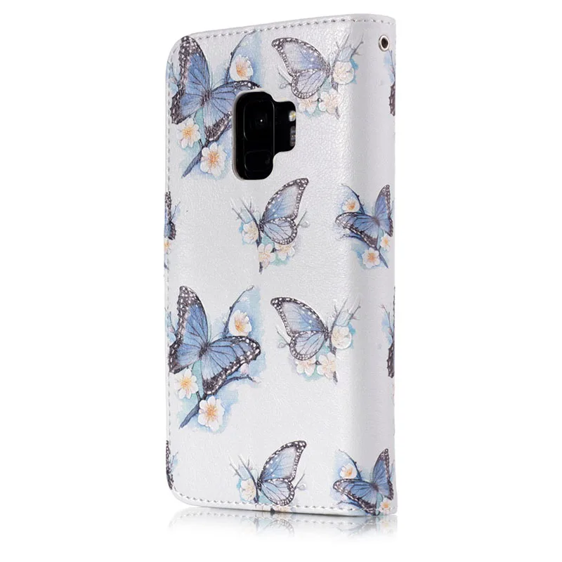 Кожаный чехол-книжка с подставкой для Samsung Galaxy S3 S4 S5 S6 S7 Edge S6Edge S7Edge чехол сотового