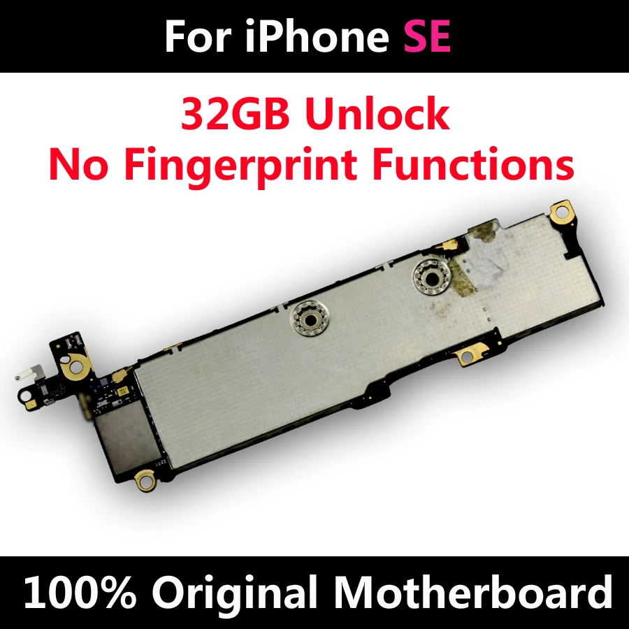 Новое прибытие 100% оригинальная материнская плата для iPhone SE 32GB разблокированная с