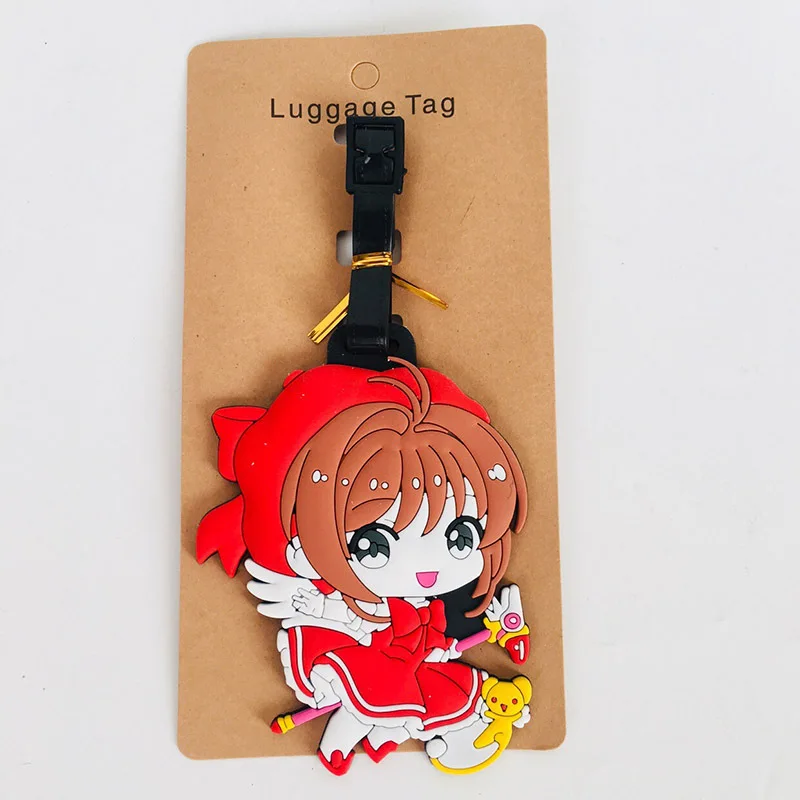 see chart IVYYE Betty Cardcaptor Sakura аниме аксессуары для путешествий, чемодана бирка для чемодана ID адрес портативный держатель тегов багажная этикетка - Цвет: see chart