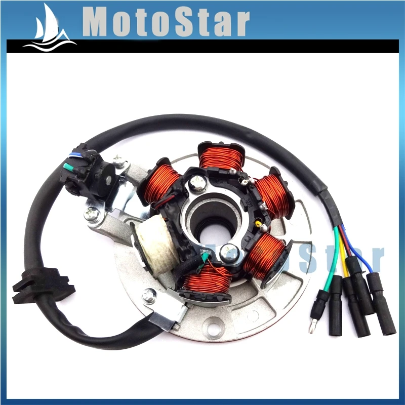 Магнитный статор двигателя с светильник для китайского YX 140cc Pit Dirt Motorcycle PitsterPro Stomp
