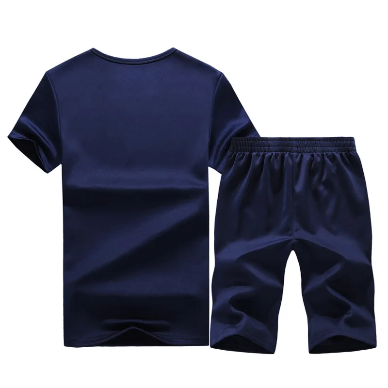 

Mens Sportswear Sets Tracksuit Vogue Short Track Suit For Men Sportsman Wear 2 Piece Clothes Nice Short Sleeve Tshirt Half Pant