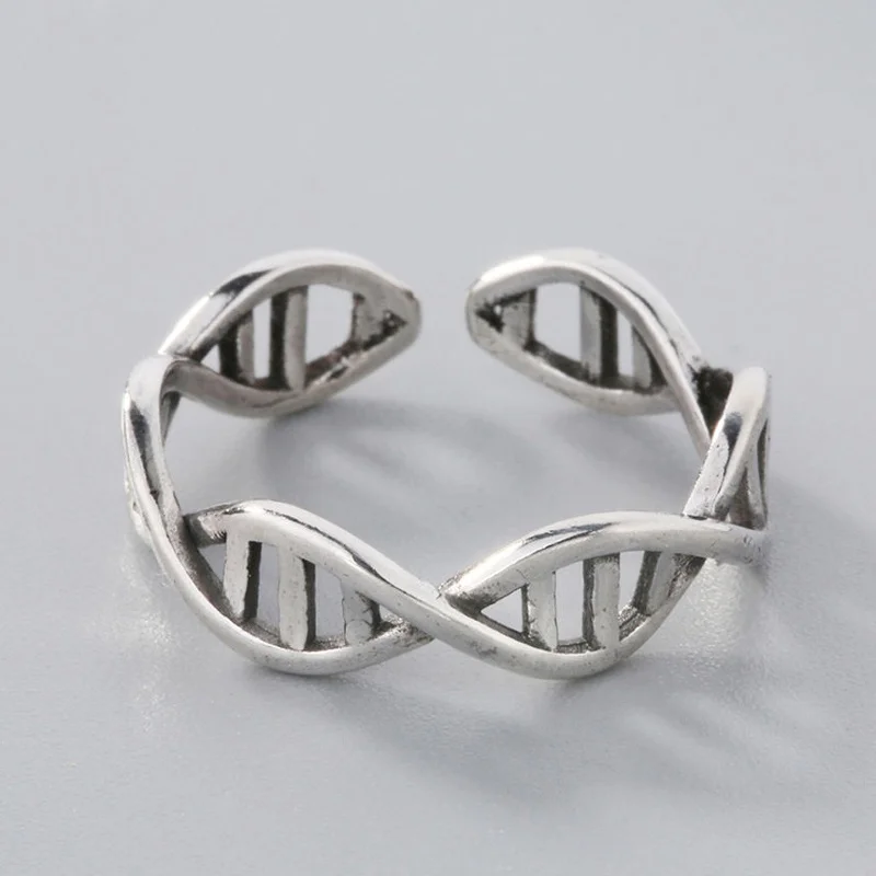 Кольцо совесть кольца из стерлингового серебра кольцо химии молекулы