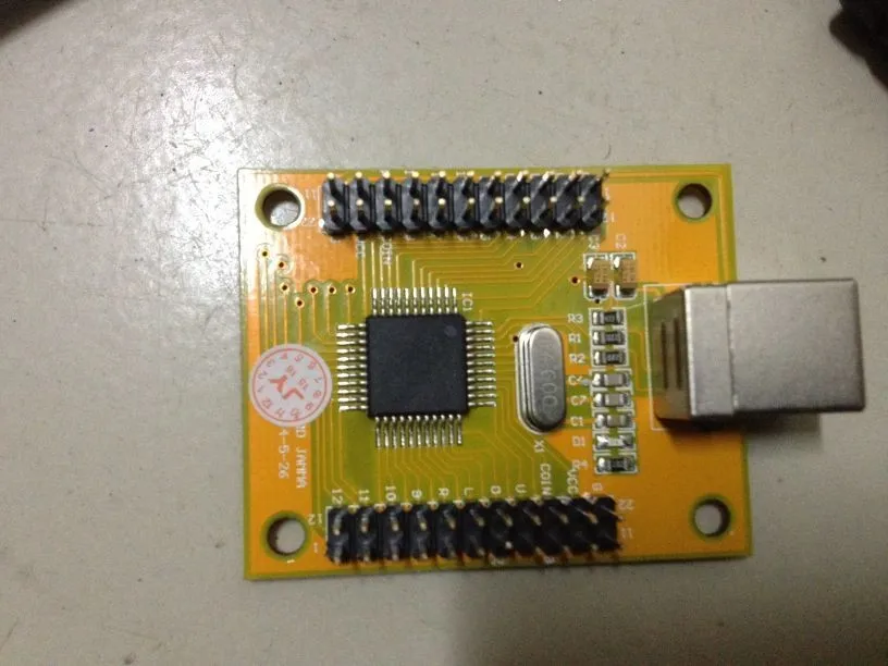 Бесплатная доставка аркадная игра сделай сам светодиодный джойстик чип USB