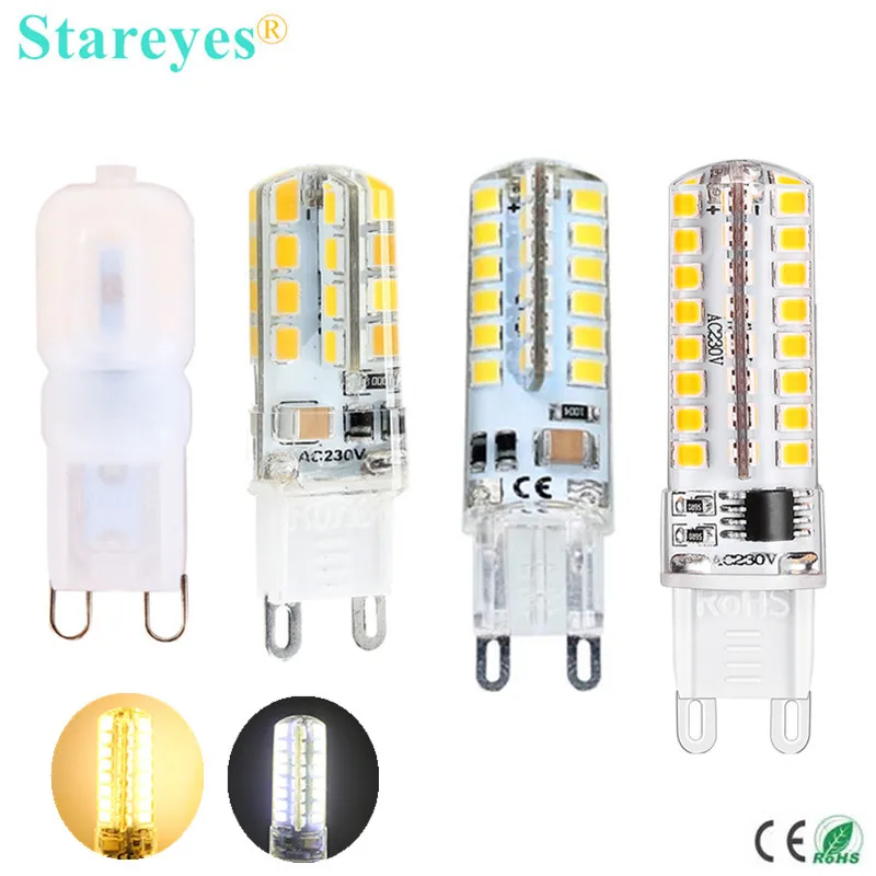 Силиконовая светодиодная лампа G9 3 Вт 5 7 9 SMD 2835 1 шт.|g9 3w|led cornsmd led |