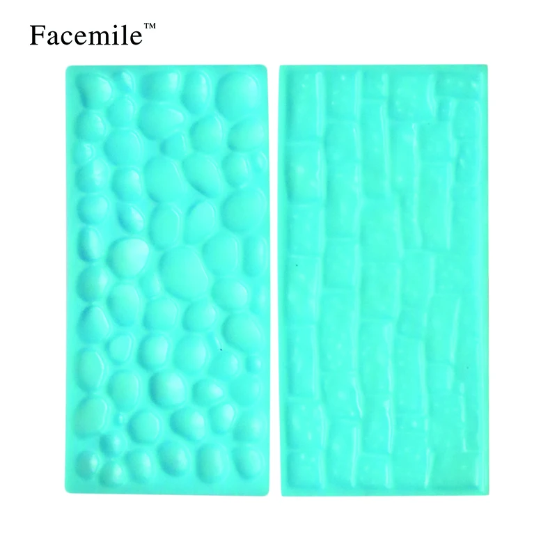 Каменный камень шаблон помадка Sugarpaste подарок Декор печенье резак жвачка