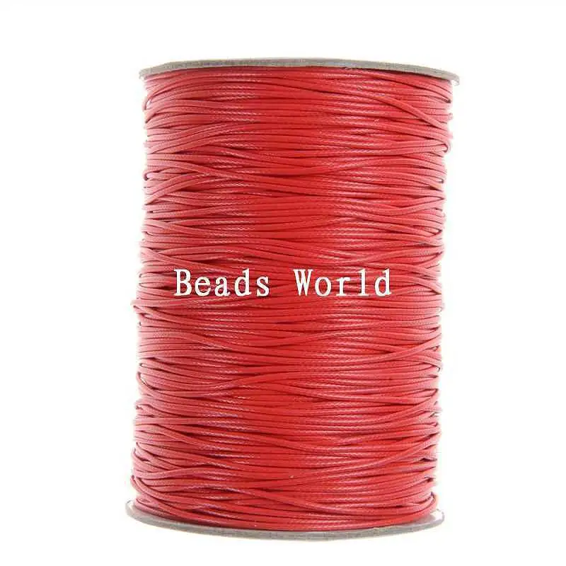 Best Quality 1 Roll(Approx 170M) Wax Rope Handmade DIY Jewelry Thread Cotton Cord Findings 1mm Dia(W05600-W05607) | Украшения и