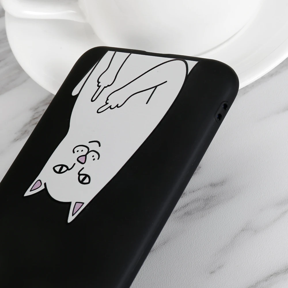 Для huawei P8 P9 P10 P20 Lite Plus P30 Pro P Smart чехол с забавным котом мягкий чехол для huawei mate 8 9 10 20 X Lite