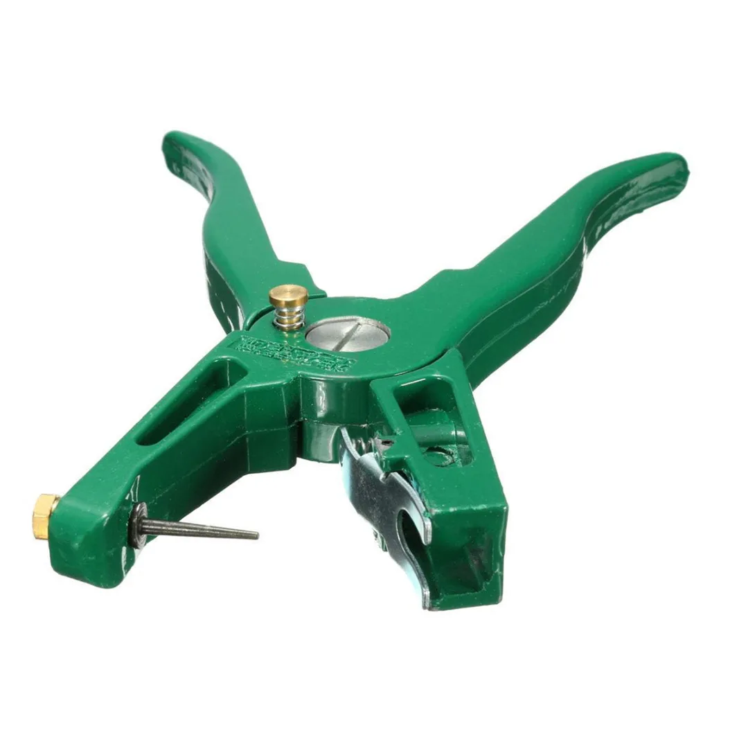 

Green Cow Livestock Animal Ear Tag Plier Applicator Puncher Tagger Tool