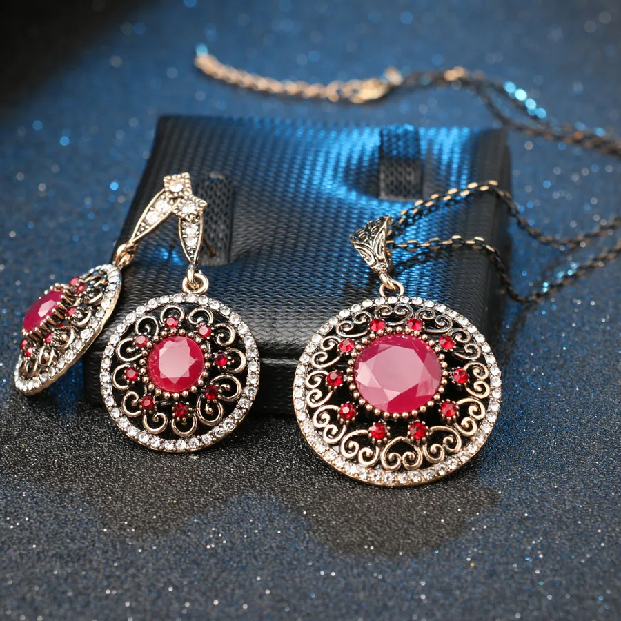 Индийская бижутерия большие круглые хрустальные цветочные ожерелья и серьги для