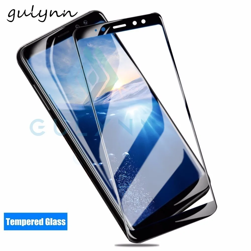 Закаленное 3d стекло с полным покрытием для Samsung Galaxy A6 A8 J3 J4 J5 J6 J7 J8 Prime Plus 2017 2018