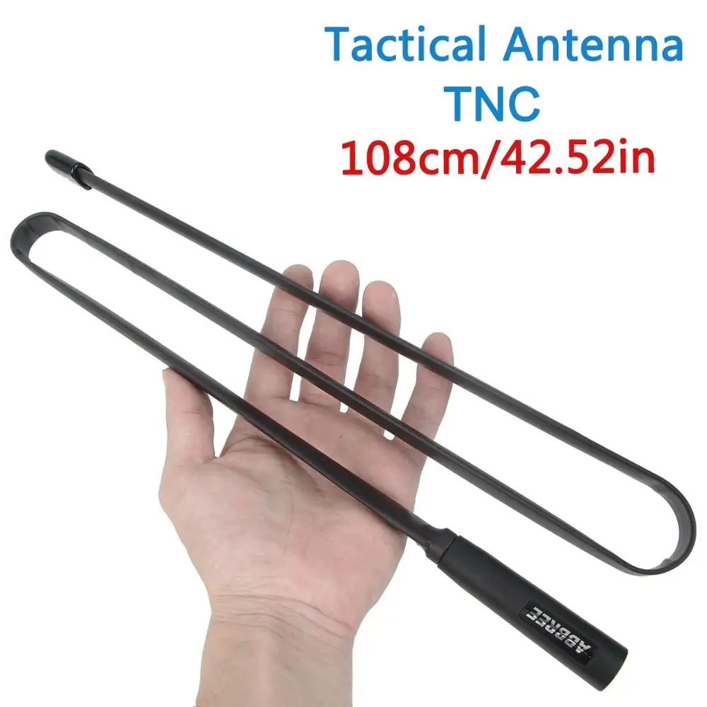 Двухдиапазонная Складная тактическая антенна ABBREE с разъемом TNC VHF UHF Для рации