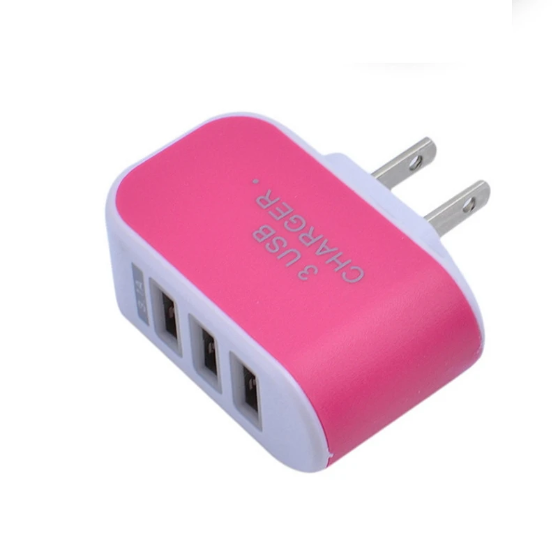2018 3.1A тройной USB 3 порта настенный дом Путешествия AC зарядное устройство адаптер