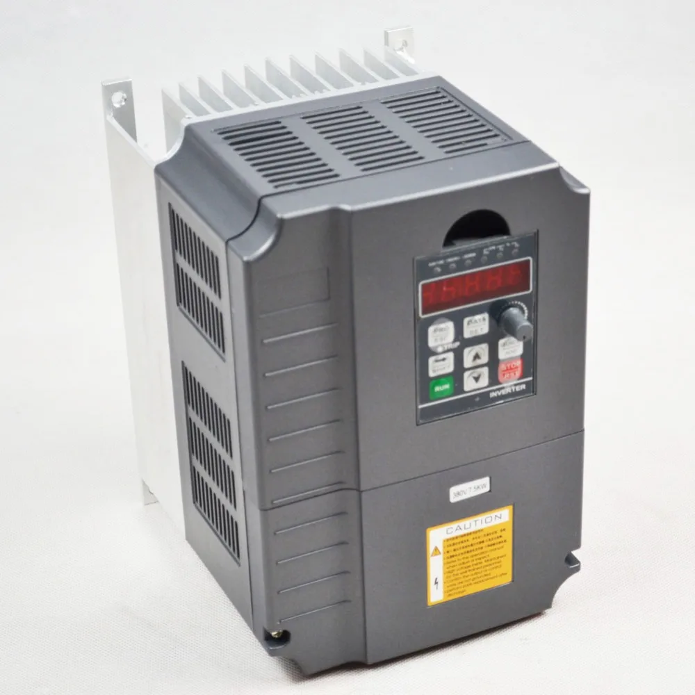Преобразователь частоты 7.5KW vfd инвертор регулятор скорости двигателя 10HP 3 фазы 34A высокое качество