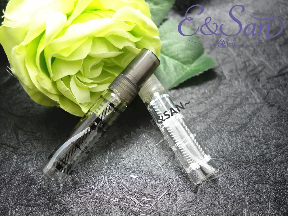 Флакон-спрей для духов с черно-белым принтом тромбоне 102 шт./лот LG01YG-5ML-1 | Красота и