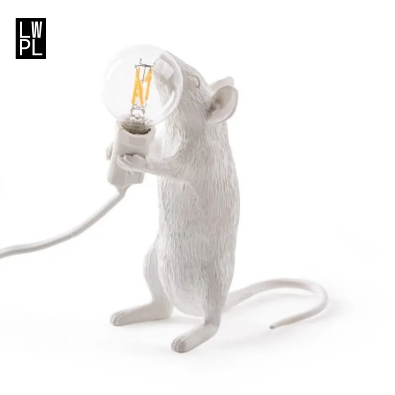 SELETTI мини мышь светодиодный светильник для глаз смоляная настольная лампа декор
