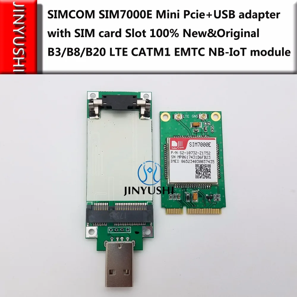 Адаптер SIMCOM SIM7000E Mini Pcie + USB со слотом для SIM карты 100% новый и оригинальный модуль