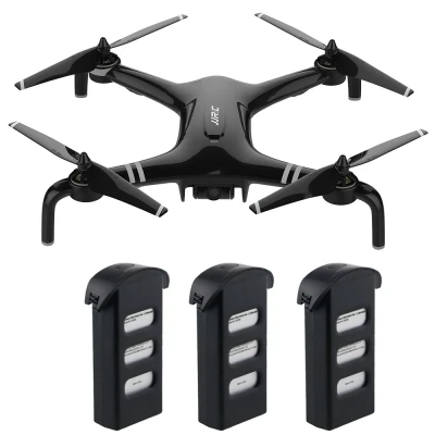 3 BATTERIES JJRC X7 умный вертолет двойной gps 5G WiFi 1080P FPV Радиоуправляемый Дрон RTF карданный Квадрокоптер HD FPV летная аэрофотосъемка Дрон - Цвет: 3 BATTERIES