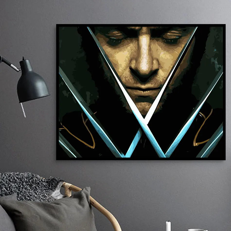 Logan Howlett DIY Набор для рисования по номерам X-men картина Росомаха Краска Акриловая Краска на холсте домашний декор настенная художественная картина