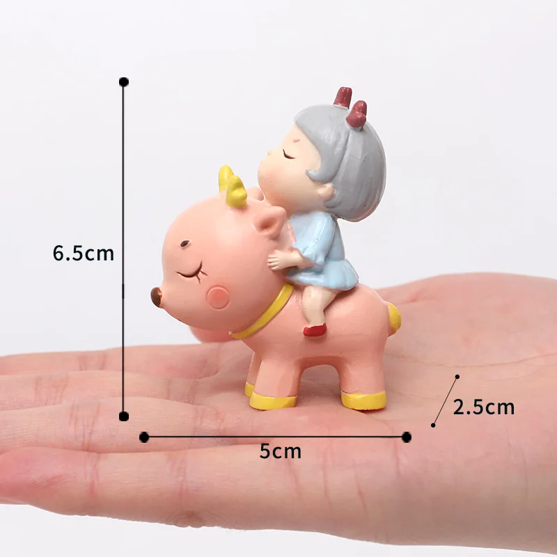 Сказочный садовый орнамент из 2 предметов для девочек миниатюрный кролик олень