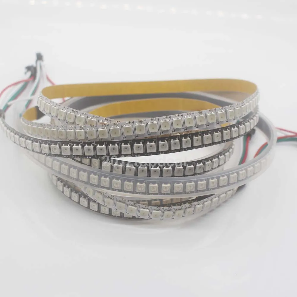 Полноцветная симфония WS2812B 1-5 метров 30 60 144 светодиодов пикселей/метр SMD 5050