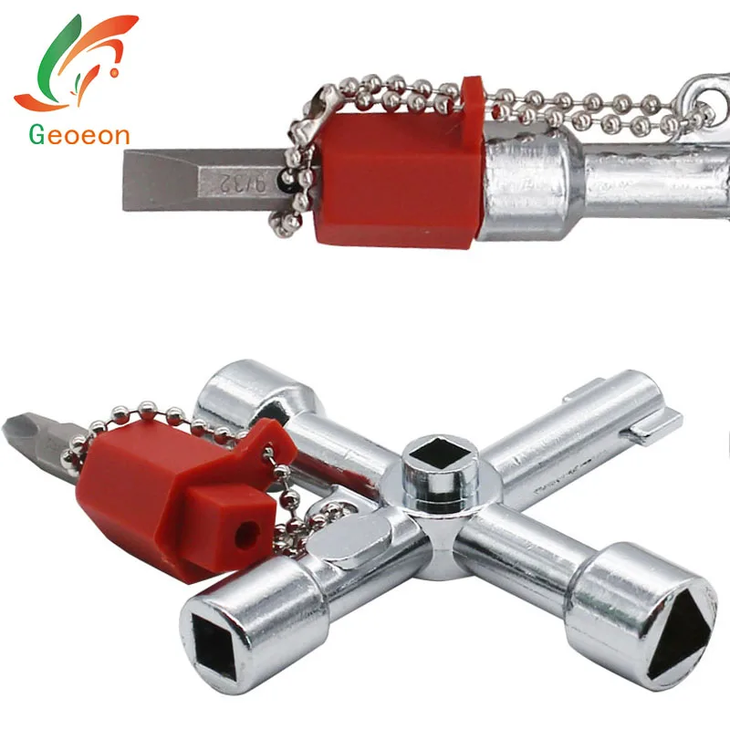 Geoeon 5 в 1 многофункциональный ключ инструмент мини открытый крест ремонт гаечный