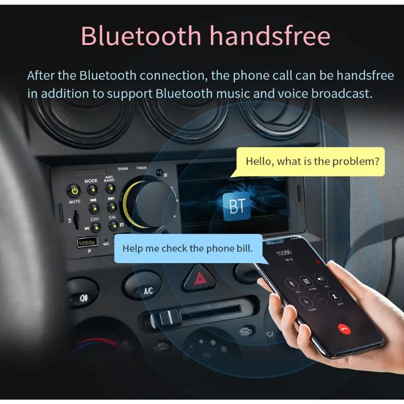 1 комплект 12 В Универсальный двойной USB 4 дюйма HD Автомобильный Радио Bluetooth 4,0 обратное изображение мультимедиа MP5 плеер Автомобильный AUX FM стерео музыкальный плеер