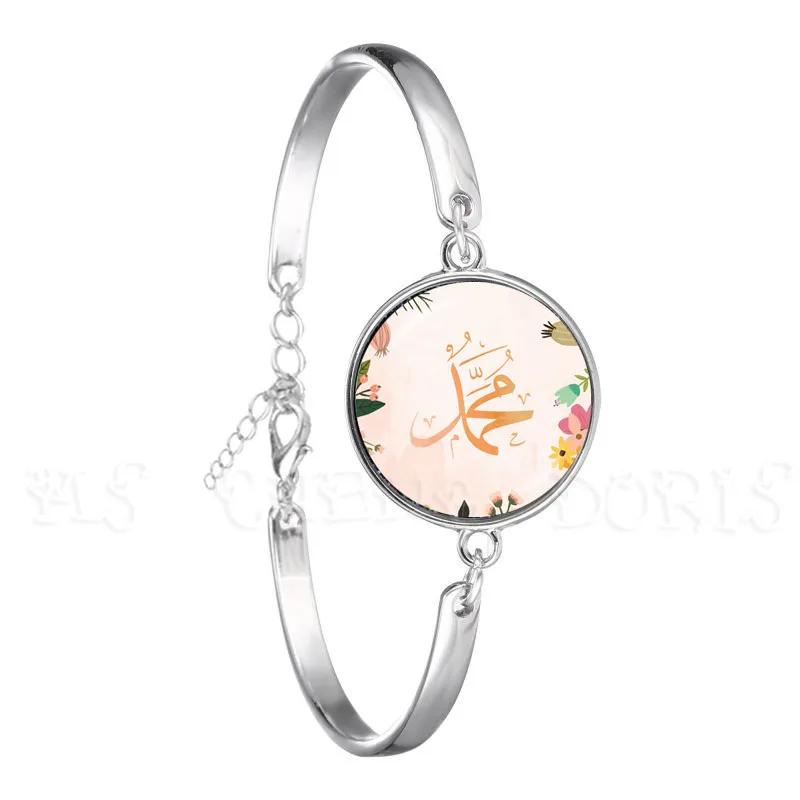 Браслет цепочка унисекс с кабошоном 16 мм|Цепочки и браслеты| |