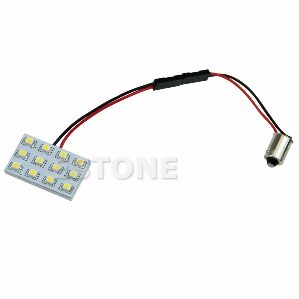 2020 новая 12 LED 3528 SMD теплая белая лампа для салона автомобиля купольная дверь